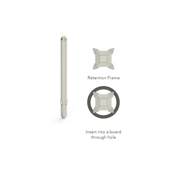 Solid Press-fit / Star Pin